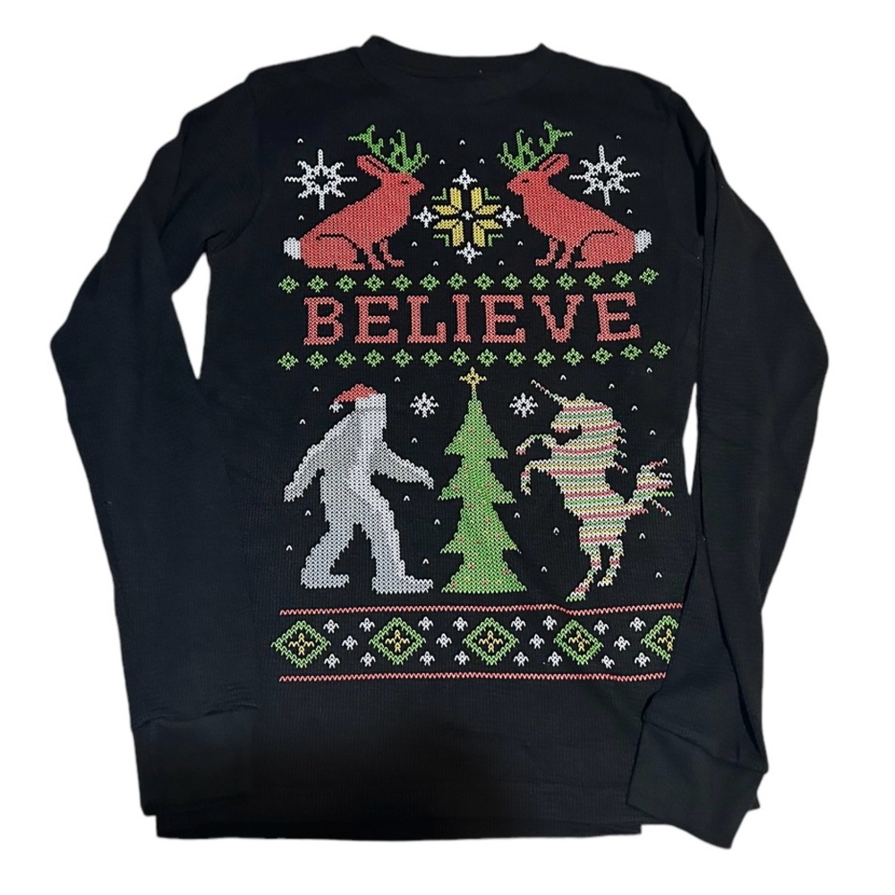 Ugly sweater long sleeve shirt. Size men’s small.